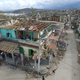 Buildings destroyed and damaged by Hurricane Matthew are seen in Jeremie, in western Haiti, on Oct. 7, 2016.
NICOLAS GARCIA/AFP/Getty Images